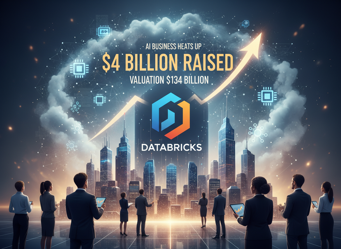 Databricks raises $4B at $134B valuation as its AI business heats up